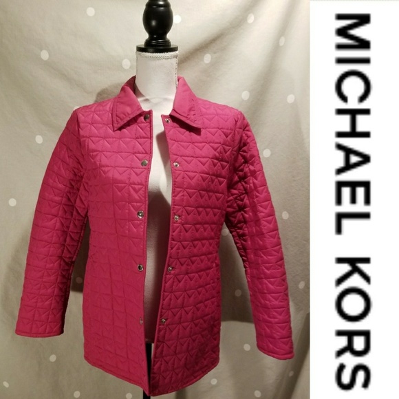 Michael Kors Jackets & Blazers - Michael Kors Pink Quilted Jacket